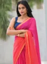 Jari border saree