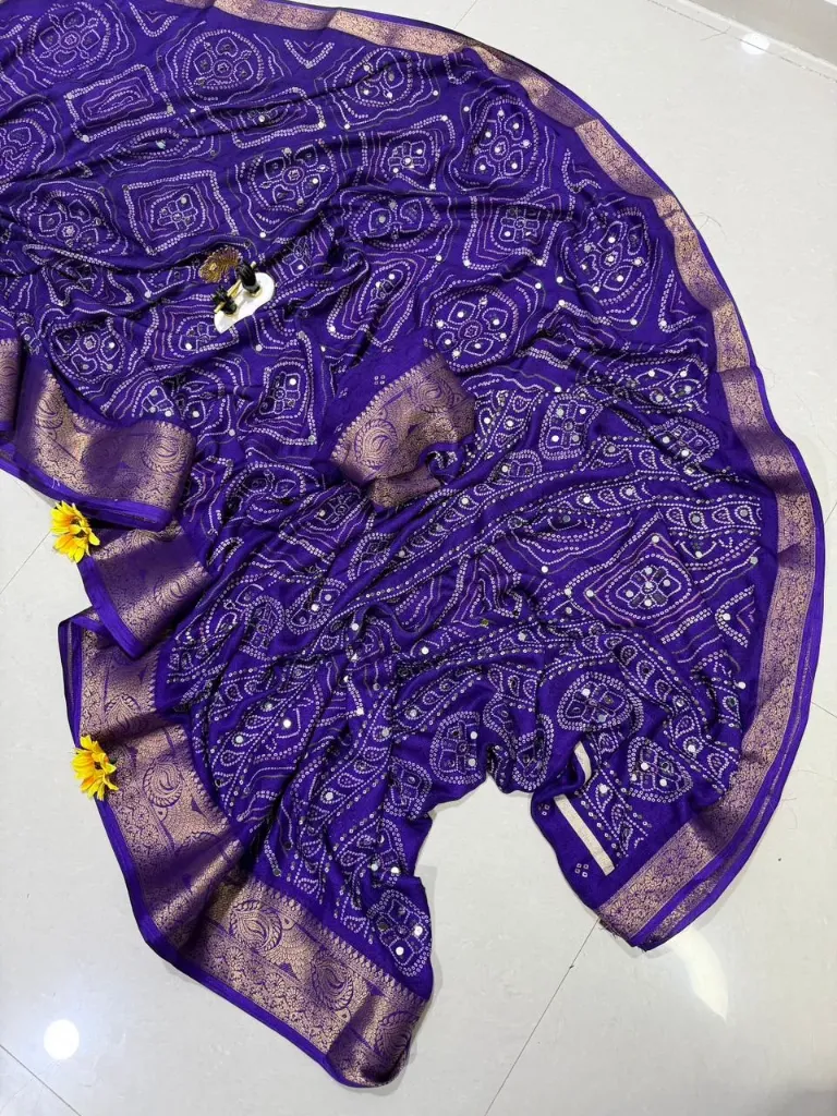 Mirror saree