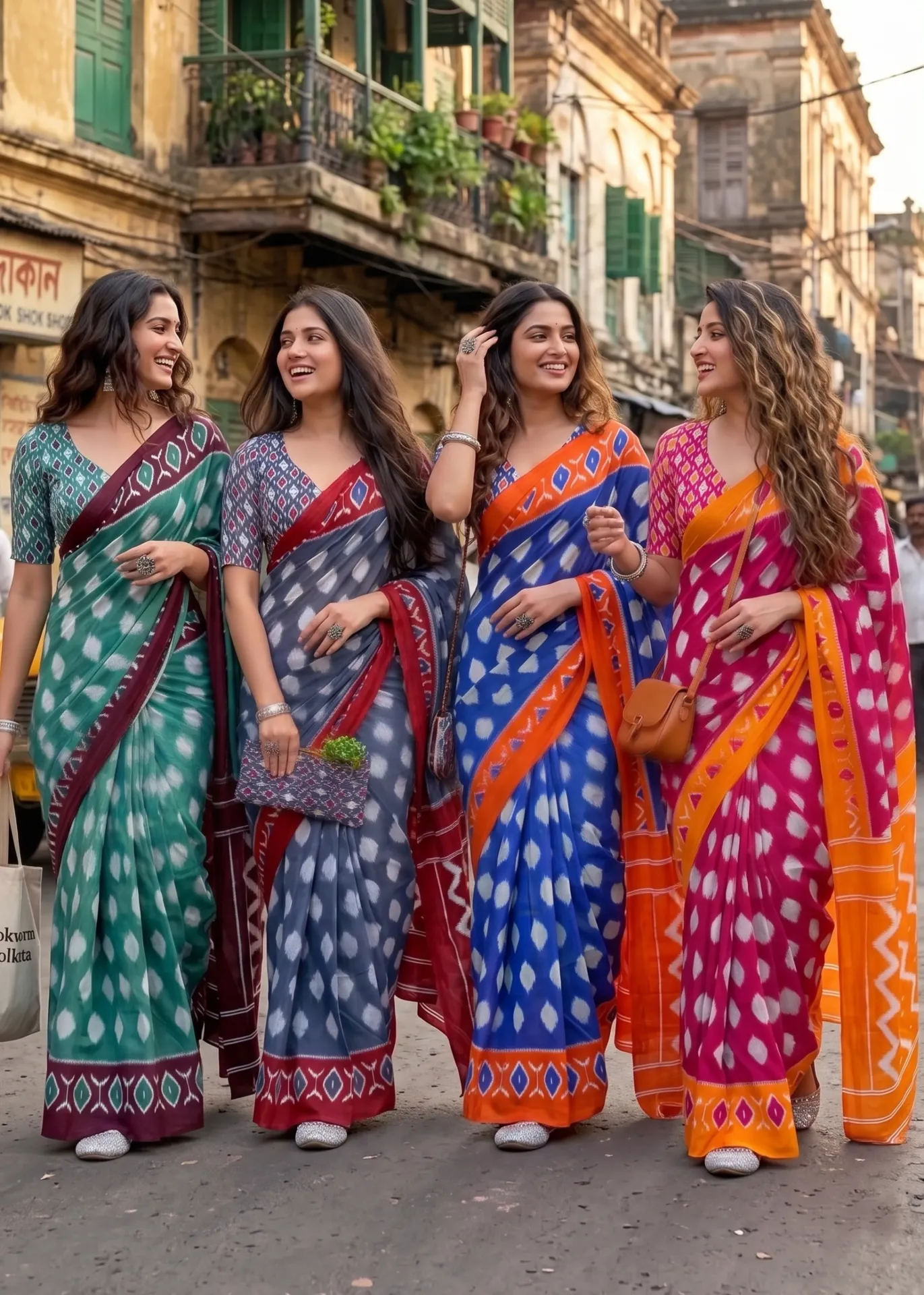 Party border saree