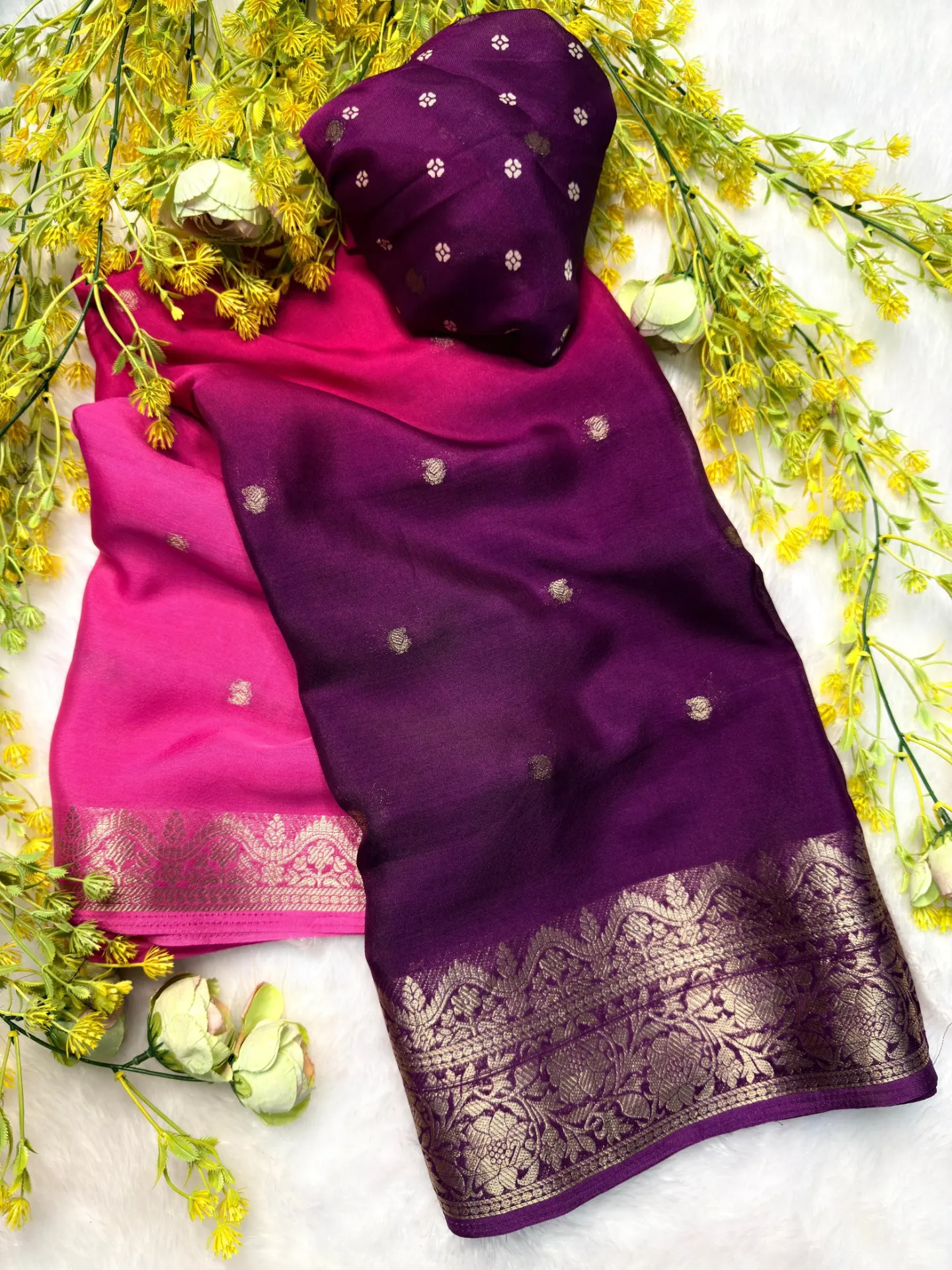 Multicolour saree